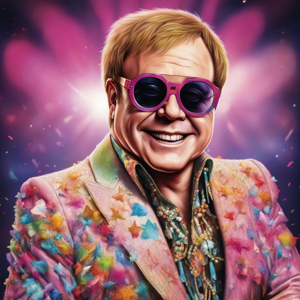 Celebrities with Taurus moon sign - Elton Johns.