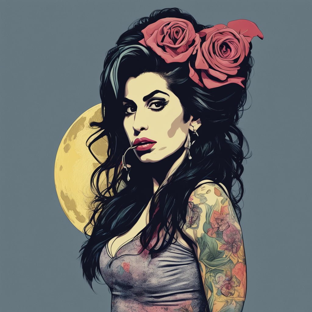 Capricorn moon celebrities - Amy Winehouse